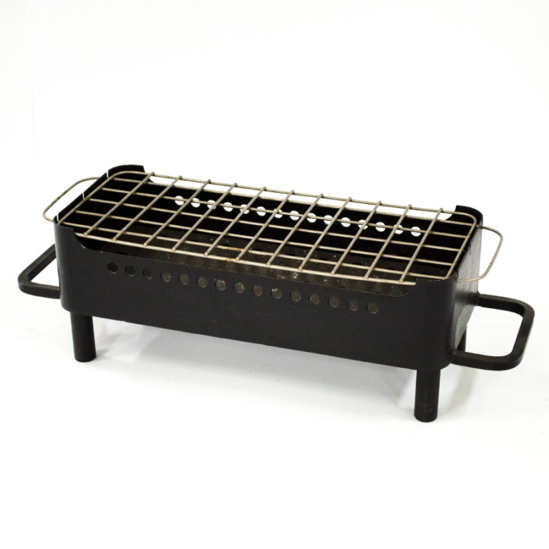 Мангал настільний для подавання стейків і шашлику (сталь) “Запорізький СамоВар“