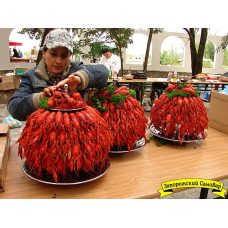 Піраміда для подачі раків «Червона гірка» МТЦ-Запоріжжя