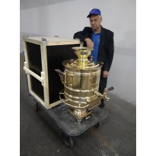 Самовар - термос 25 л на дровах. Завод “Запорізький СамоВар“