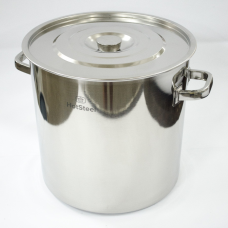 Каструля з кришкою 30 літрів із неіржавкої сталі «HotSteel». 30