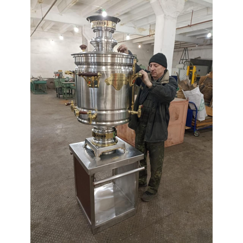 Самовар “Запорізький“, Кейтеринговий 110 літрів. нерж.