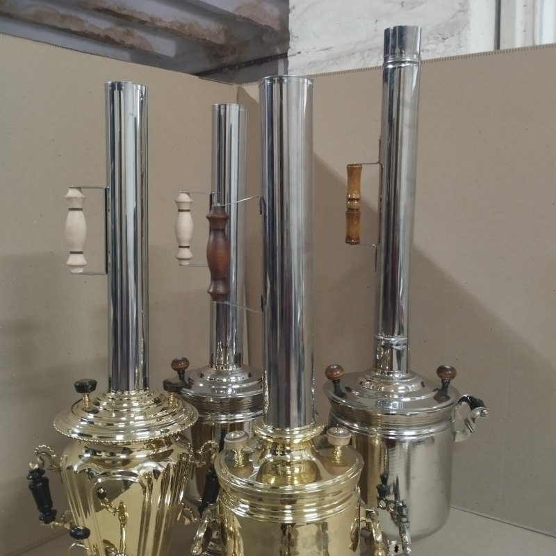 Труба насадна для жарового самовару, нерж.