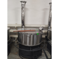 Польова кухня 200 л. Паливо — дрова, газ.