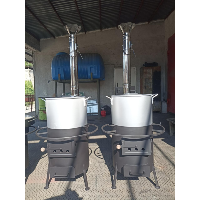 Піч Варочна Польова ПВП-50 літрів на дровах