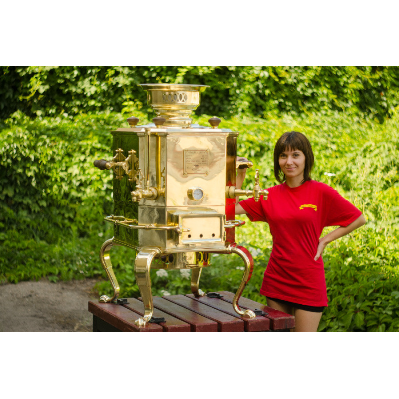 Самовар термос, жаровий, 50 л, “Каретний“, завод “Запорізький СамоВар“.