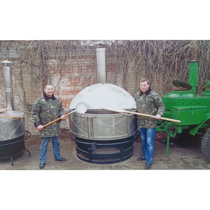 Польова кухня 500 л. Піч Варильна. Паливо- дрова, газ Кухня польова на дровах