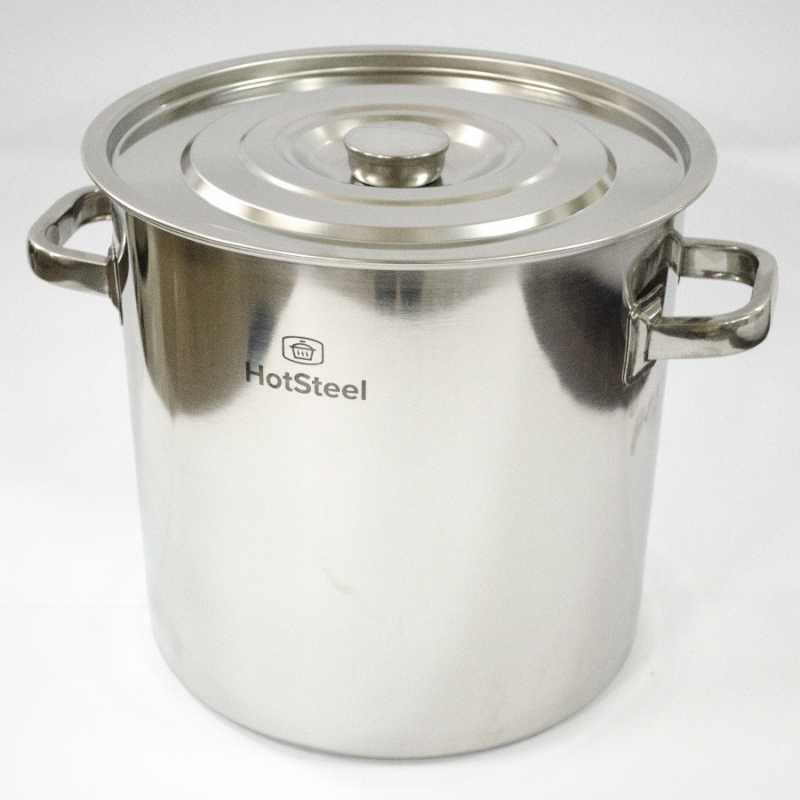 Каструля з кришкою 18 літрів, нержавіюча сталь “HotSteel“.