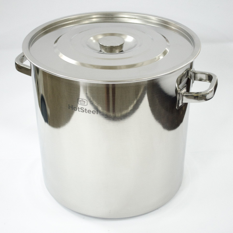 Каструля з кришкою 30 літрів з нержавіючої сталі “HotSteel“.