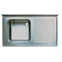 Ванна моєчна штампована 1000х700, Н300 мм, PROFI, ресторанна модель.