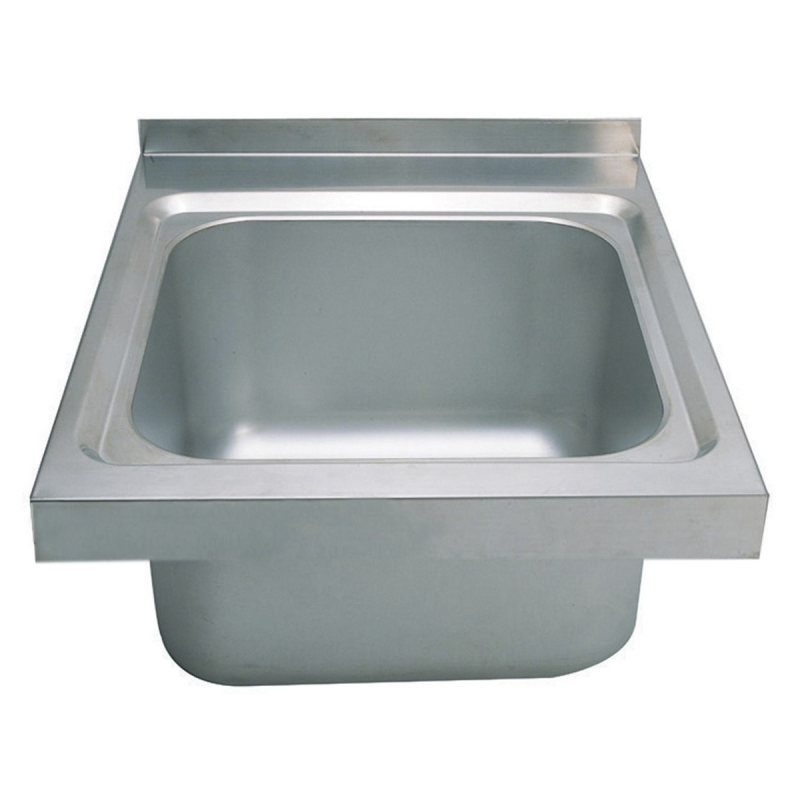 Стільниця штампована 700*700 Ozti до ванни моєчної, нержавіюча сталь 304 (18/10)